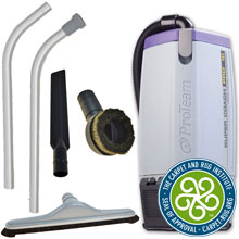 ProTeam Super Coach Pro 10 Backpack Vacuum w/ Hard Surface Tool Kit D
