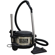 Pullman-Holt 390ASB HEPA Dry Low Profile Canister Vacuum w/ Tool Kit