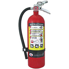 Badger 5 lbs Multi-Purpose Dry Chemical Fire Extinguisher - Red ADV-550