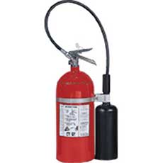 Badger 10 lbs Carbon Dioxide Fire Extinguisher - Red PRO10CDM-4