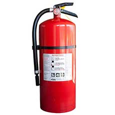Badger Multi-Purpose Rechargeable Fire Extinguisher - Red PRO20TCM-9