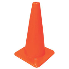 Safety Cone, 18H x 11 1/4 Base - Orange 581844                