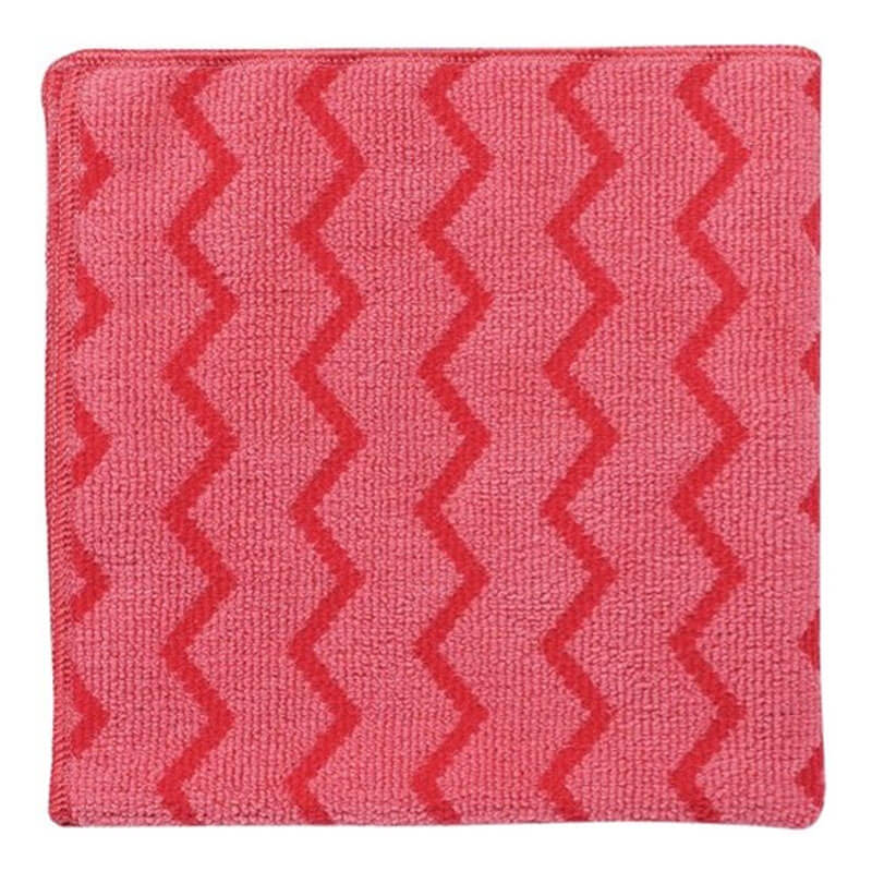 Rubbermaid [Q620] HYGEN™ Microfiber All-Purpose Cleaning Cloth - Red - (12) 16