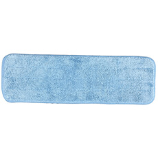 Monarch Brands 18" Microfiber Flat Wet Mop - Blue M830018B