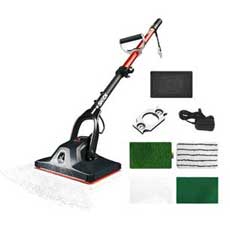 Floor Scrubber Cleaning Machine Shock Head w/ Handle No Backpack 9.8 in. Cleaning W MSSHOCKHH
