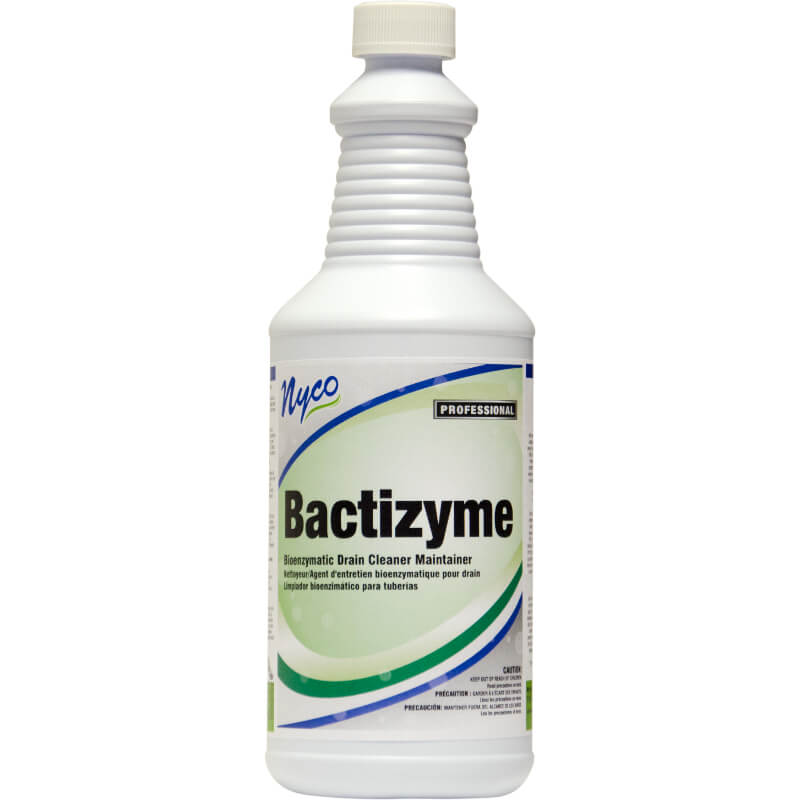 (9) Nyco Bioenzymatic Drain Cleaner Maintainer 32 oz Fresh & Clean Scented - Green NL044-Q12