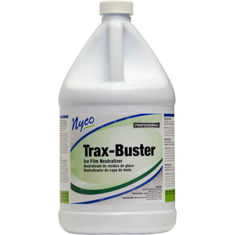 (4) Nyco Trax-Buster Ice Melt Film Dissolver 128 oz Neutral Scented - Pink NL174-G4