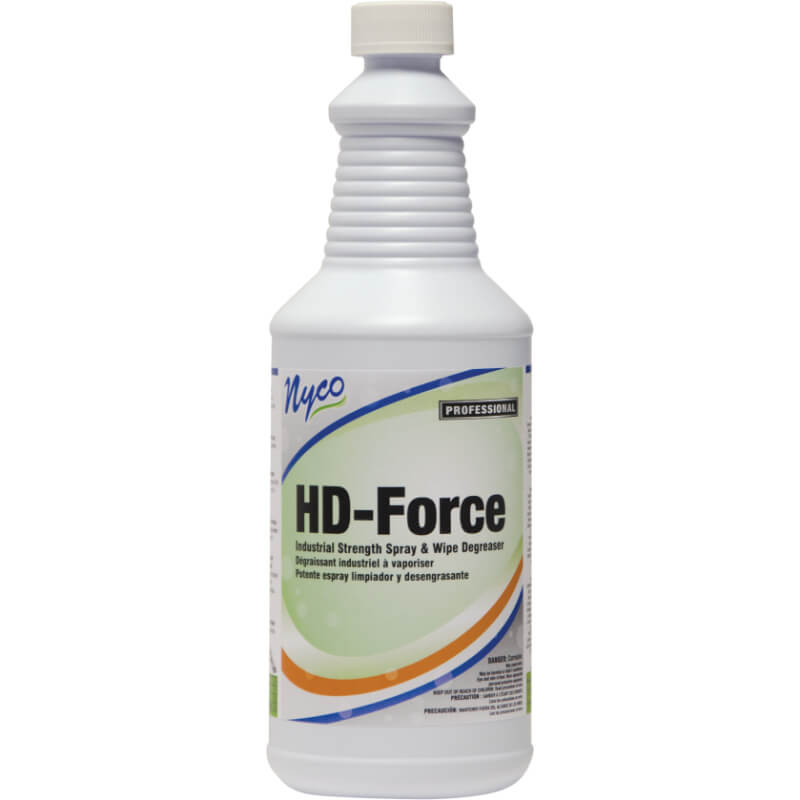 (12) HD-Force Industrial Strength Spray & Wipe Degreaser 32 oz NL287-Q12S