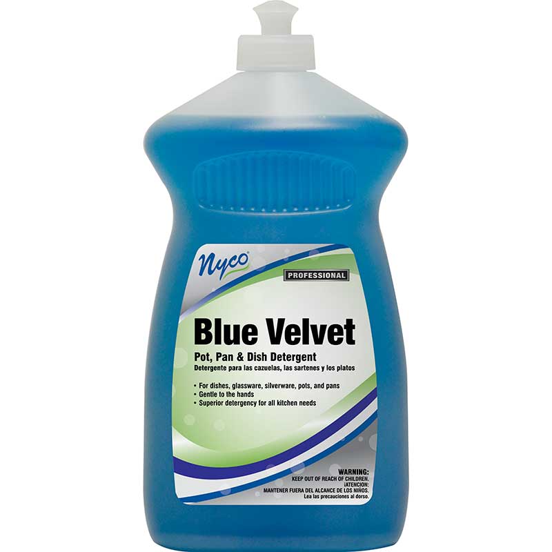 (6) Blue Velvet Pot, Pan & Dish Detergent 28 oz NL316-286