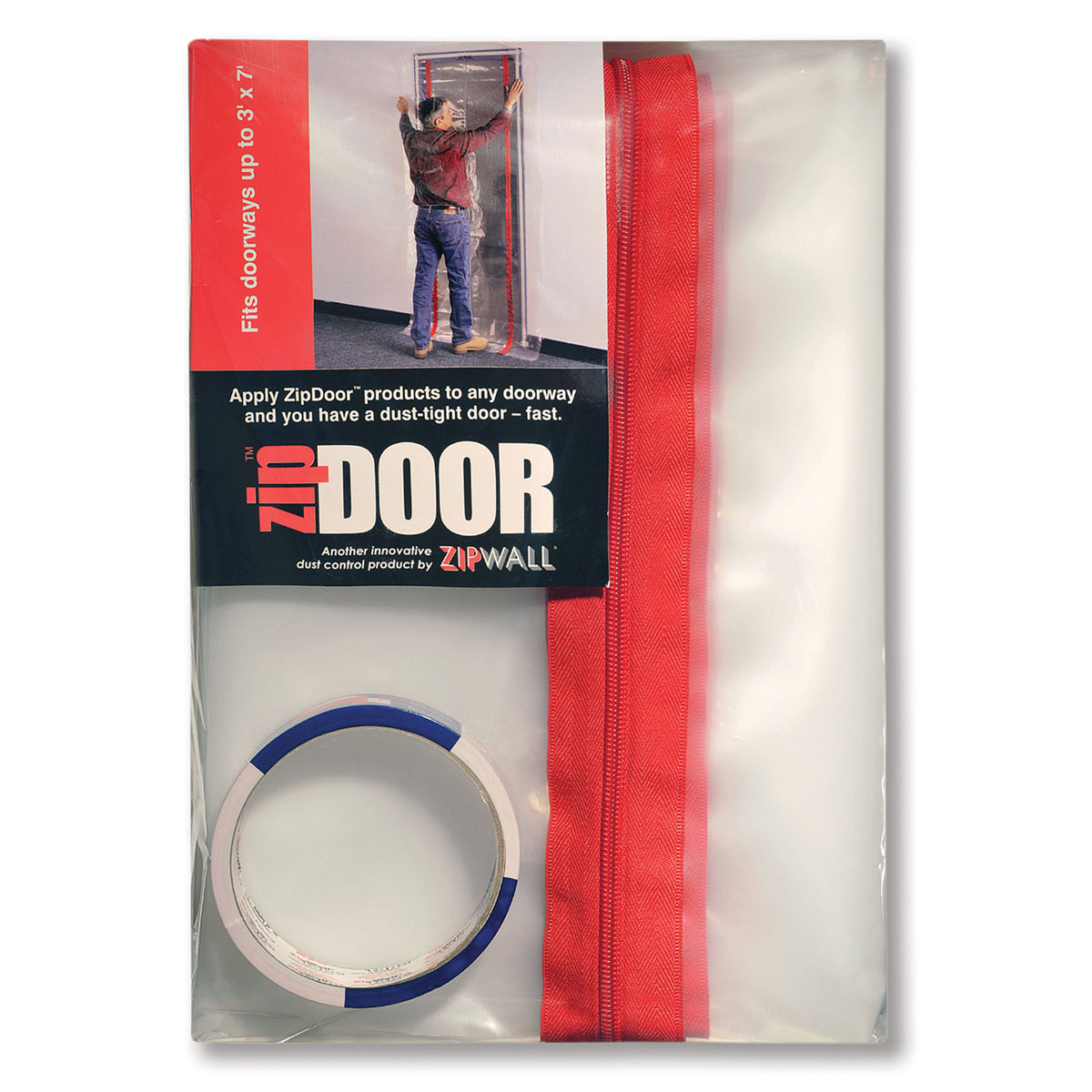 ZipWall ZDS ZipDoor Kit For Standard & Commercial Doorways ZIP-ZDS