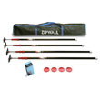 ZipWall ZP4 ZipPole Spring Loaded Pole Dust Barrier Temporary Wall System - 4-Pack