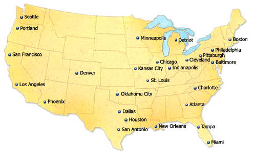 Shipping with UPS from 34 locations