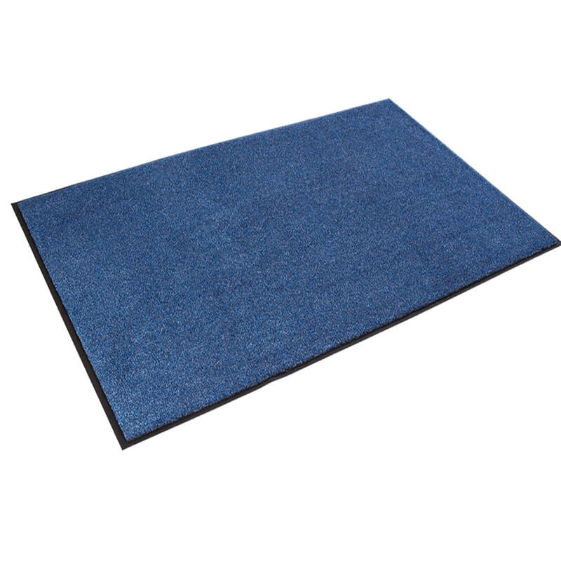 Rely-On Olefin Indoor Wiper Mat, Blue/Black - 24