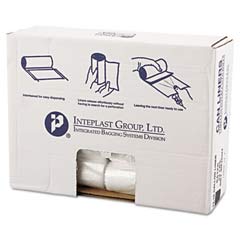 High-Density Can Liner, 24 x 31, 16-Gallon, 8 Micron Equivalent, Clear, 50/Roll IBSVALH2433N8                                     