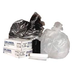 High-Density Can Liner, 36 x 58, 55-Gallon, 16 Micron Equivalent, Clear, 25/Roll IBSVALH3660N16                                    