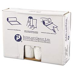 High-Density Can Liner, 40 x 46, 45-Gallon, 13 Micron Equivalent, Clear, 25/Roll IBSVALH4048N12                                    