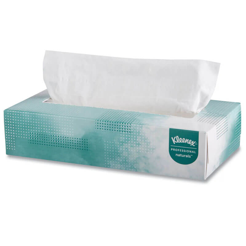Kleenex Naturals Facial Tissue, 2-Ply - (48) 125 Tissues KCC21601                                          