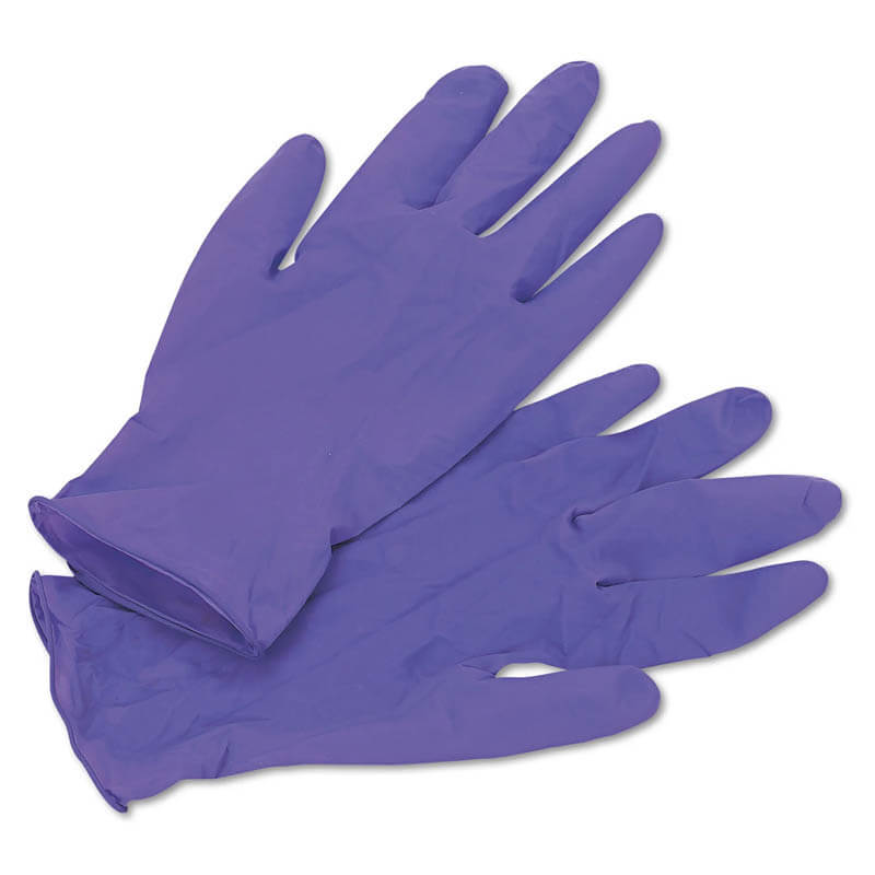 PURPLE NITRILE Exam Gloves, Medium, Purple KCC55082                                          