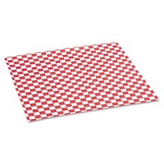 Grease-Resistant Paper Wrap/Liners, Red Check, 1000 Sheets/Box BGC057700                                         