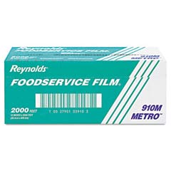 Reynolds Wrap Metro Light-Duty PVC Film Roll w/Cutter Box 24" x 2000 ft Clear 