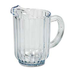 Rubbermaid [3338] Bouncer Plastic Pitcher, 60-oz, Clear RCP3338CLE                                        