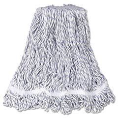 Web Foot Finish Mops, White, Medium, Cotton/Synthetic, 1