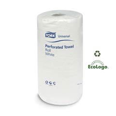 Universal Perforated Towel Roll, Two-Ply, 11 x 9, White, 210/Roll TRKHB1995A               