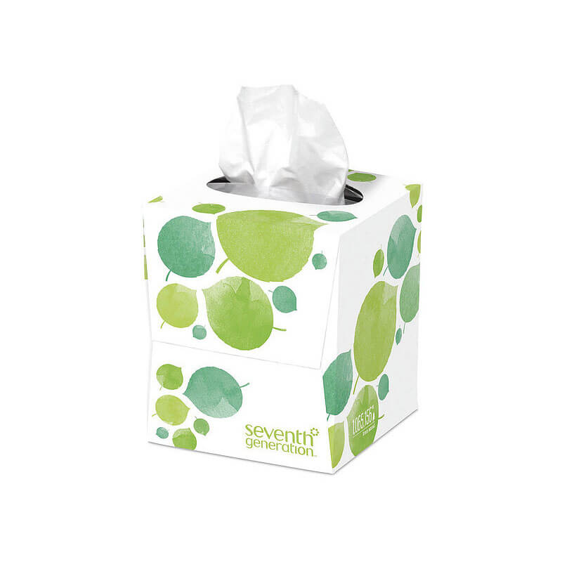 100% Recycled Facial Tissue, 2-Ply - (36) 85 Tissues SEV13719                                          