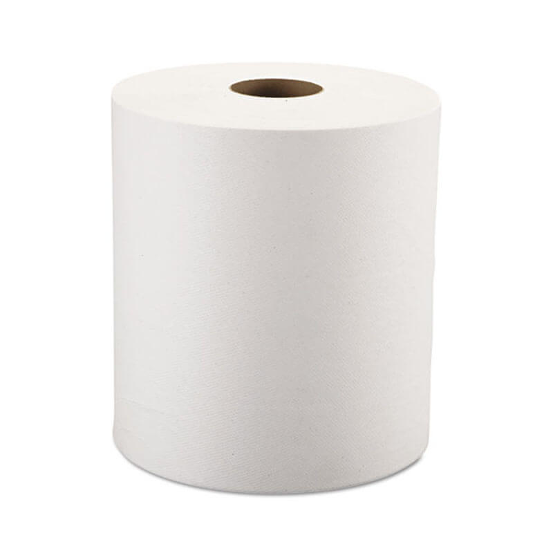 Nonperforated Paper Towel Roll, One-Ply, White, 8 x 800' WIN1290-6                                         