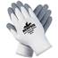 Ultra Tech Foam Seamless Nylon Knit Gloves, Extra Large, White/Gray CRW9674XLDZ              