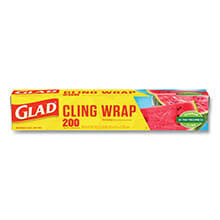 Plastic Cling Wrap, 12" x 200 ft, Clear CLO00020CT               