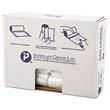 High-Density Can Liner, 24 x 31, 16-Gallon, 8 Micron Equivalent, Clear, 50/Roll IBSVALH2433N8                                     