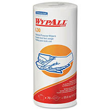 WYPALL L30 Wipers, 11 x 10 2/5, White KCC05843                                          