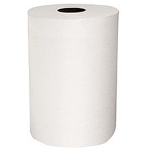 SCOTT SLIMROLL Hard Roll Towels, 8" x 580', White KCC12388                                          