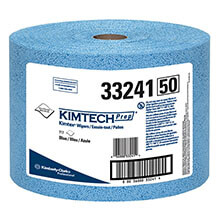 KIMTECH PREP KIMTEX Wipers, Jumbo Roll, Blue, 717/Roll KCC33241                                          