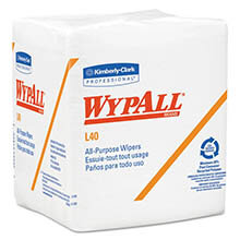 WYPALL X50 Wipers, 10 x 12 1/2, White KCC35025                                          