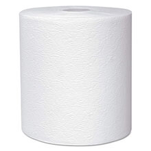 KLEENEX Hard Roll Towels, 8 x 600', 1.75" Core Dia, White KCC50606                                          