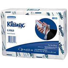 Kleenex C-Fold Paper Towels, White - (16) 150 Towels KCC88115                                          