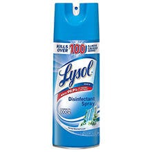 Disinfectant Spray, Liquid, 12 oz. Aerosol Can