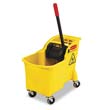 Tandem 31-Quart Bucket/Wringer Combo, Yellow RCP7380YEL                                        