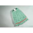 Web Foot Wet Mop Heads, Shrinkless, Cotton/Synthetic, Green, Medium RCPA212GRE                                        