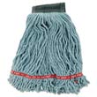 Web Foot Wet Mop Heads, Shrinkless, Cotton/Synthetic, Green, Medium [RCPA252GRE] RCPA252GRE                                        