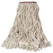 Super Stitch Blend Mop Heads, Cotton/Synthetic, White, Large RCPD213WHI                                        