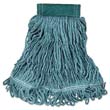 Super Stitch Blend Mop Heads, Cotton/Synthetic, Green, Medium RCPD252GRE                                        