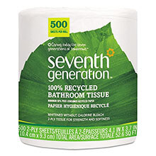 100% Recycled Bathroom Tissue, Two-Ply, White SEV137038                                         
