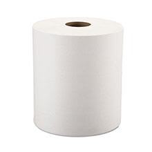 Nonperforated Paper Towel Roll, One-Ply, White, 8 x 800' WIN1290-6                                         