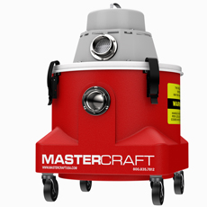 Mastercraft 5 Gallon Critical Hepa Dry Pickup Vacuum, Enviromaster 90 in. Waterlift MC-257915